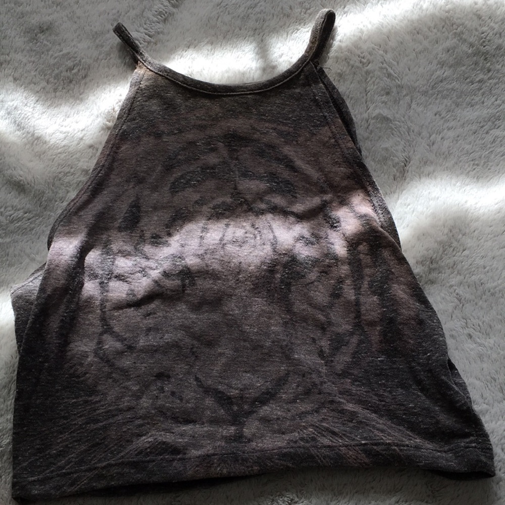 Tiger crop top